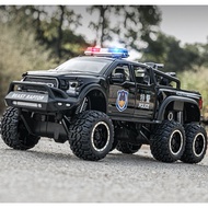 Ford Raptor Police Car Diecast 1:24