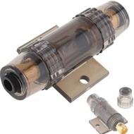 (1pcs)Car Fuse Box Audio 60 Amp Inline AGU Fuse Holder Fits 4 8 10 Gauge Wire amplifier