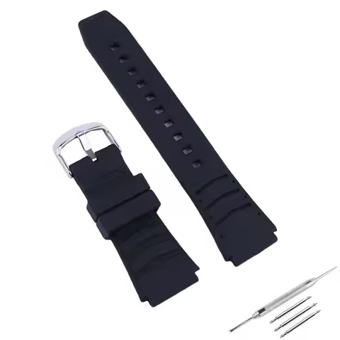 20mm men's rubber watch strap accessories compatible with Casio PRG-80 PAG-80 PRW-1000 PRW-1100 sili