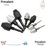 PREVALENT Keyless Drill Chuck, Hex / Round Shank Hex Shank Drill Chuck Adapter,  Alloy Chuck for Min