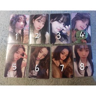 AESPA KARINA OFFICIAL PHOTOCARD