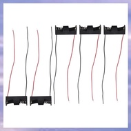 (V L A O)5PCS 1 23A A23 12V Battery Storage Clip Holder Box Case Cell Holder With Wire