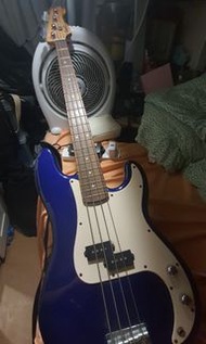 Squire by fender precision bass guitar