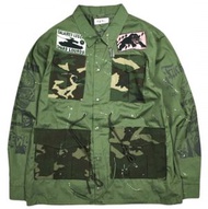 KIDILL 2024 秋冬日本製造十週年紀念 ONE-OFF 訂製COACH夾克，獨一無二的訂製教練夾克，KLONEOFF002，贈送卡其綠 x 迷彩，原價：132,000 日元，二手，外套，KID