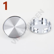 Ptr 4PCS OD 53MM / ID 48MM Wheel Center Cap Blank Silver Red Blue Carbon Fiber No Logo Rim Cover Cap