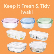 Iwaki Heat-Resistant Glass Food Container – Oven & Microwave Safe, BPA-Free Pink