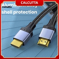 [calcutta] HDMI-compatible 21 Video Adapter Cable 8K Ultra HD-compatible 48Gbps 8K/60Hz 4K/144Hz TV Protector Monitor Video Connector Computer Supplies