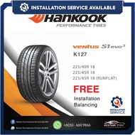 [𝗜𝗻𝘀𝘁𝗮𝗹𝗹𝗮𝘁𝗶𝗼𝗻 𝗣𝗿𝗼𝘃𝗶𝗱𝗲𝗱] 225/40r18 225/45r18 225/60R18 Hankook Ventus s1 evo3 k127