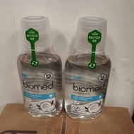 Russia Original Packaging Imported biomed White Coconut Oil Fresh Fluoride-Free Alcohol-Free Mouthwa