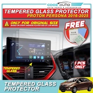 Car Player Screen Tempered Glass Protector Proton Persona VVT MC1 MC2 2016 - 2025 Pelindung Skrin Ke