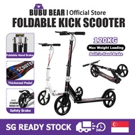 [🇸🇬 SELLER]✅ Foldable Kick Scooter Adult Youth Outdoor Scooter Portable Folding Foot Brake Scooter F