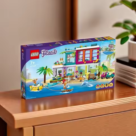 41709 LEGO Friends Vacation Beach House Building Kit;Hours of Imaginative Role Play， Gift for Kids A