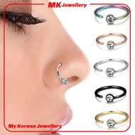 Nose Stud Anting Hidung Subang Hidung Nose Ring 鼻环 Emas Korea Emas Bangkok Earrings Korean Stud Earr