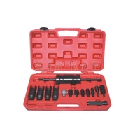 THAI 14 Pcs Injection Puller Extractor Kit Tool Diesel Injector Remover Common Rail Adaptor SK1218