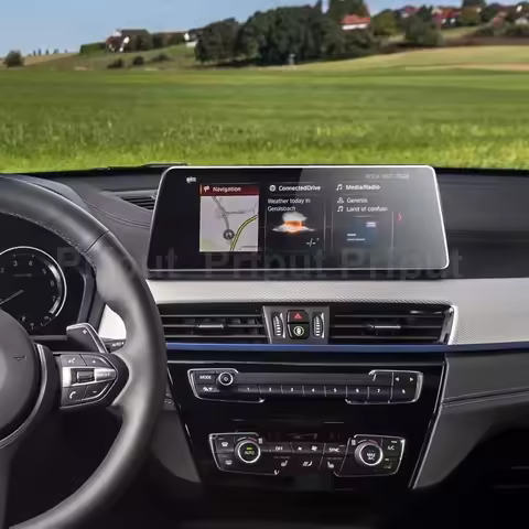 Car Navigation Screen Protector for BMW X1 F48 MK2 2021 2022 Tempered Glass 9H Hardness Car Infotain