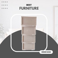 Apple Lady Stack Box Drawer / Storage Box / Storage Cabinet / Plastic Drawer Rack / Stackable Storag