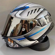 AGV Pista GP RR Silver Yama-ha Helmet Motorcycle Full Face Helmet Racing Helmet Motorbike Flip Up Helmet