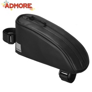 ADMORE Bike Frame Bag, Reflective Triangle Bike Top Tube Bag, Portable Waterproof 0.3L 0.6L 600D Pol