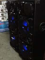 SKG ตู้ลำโพง พร้อมเครื่องขยายเสียง SKG AV-9212 PA-3 ลำโพง กำลังขยาย 36000 W P.M.P.O ปรับเสียง ECHO ไ