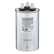 (TP-CAP-30/5/440R) 30+5 MFD (Microfarads) 440 Volt Round Dual Run Capacitor | 60,000 Hour Operating 