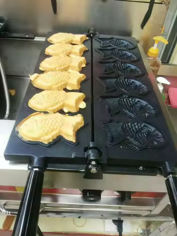Digital Waffle Machine Taiyaki waffle maker Electric Taiyaki maker Commercial Fish shape Waffle Mach