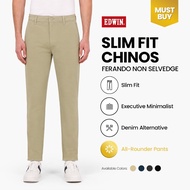 EDWIN JEANS - Men's Slim Fit Chino Trousers NON Selvedge FERANDO Collection