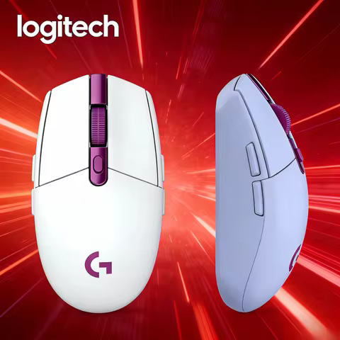 Logitech G304 Wireless Dual Mode Professional Esports Mouse, Purple Mouse, Blue Mouse, White Mouse, 