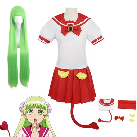 Clara Valac Cosplay Costume Welcome to Demon School! Iruma-kun Clara Valac Top Skirt Suits Halloween