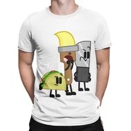 Animation BFDI Battle for Dream T-Shirt Men O-neck Short Sleeve Clothing  100% Cotton Top Tee
