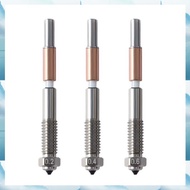 [G V W E] Bimetal Nozzle 0.2/0.4/0.6mm,Nozzle Replacement for QIDI Q2 Q2c 3D Printer, for PLA, PETG,