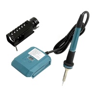 สําหรับ Makita 18V 20V แบตเตอรี่ 60W ไฟฟ้าไร้สายเชื่อมเครื่องมือ 300-500 ℃ ปรับอุณหภูมิได้เร็วความ