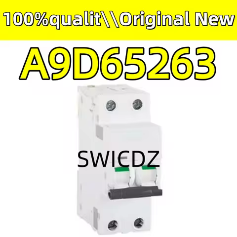 100% new original iC65N A9D65263 16 20 25 32 40A 30mA 2p Integrated Residual Current Circuit Breaker