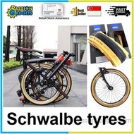 SG Schwalbe One 16inch Tyre 35-349 Foldable Bicycle 16 inch Tire 1.35 for Brompton 3Sixty Pikes Bike 16"