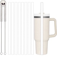 BP Stanley Straws Replacement, Stanley Cup Straws with Brushes, Reusable Straws Compatible with Stan