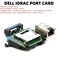 Dell X99HC IDRAC 8 Enterprise Remote Card for R430 R530 T430 T530 0X99HC 0R2PRC R2PRC