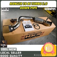 HKS LEGAMAX DOWN PIPE RANGER T8 BI TURBO 2.0 4X4 EXHAUST TOYOTA MUFFLER L CC EKZOS PAIP RANGER T8 OR