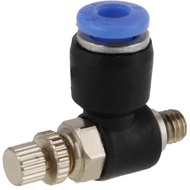 20Pcs OD 4mm Tube SL4-M5 Pneumatic, 4Mm Push To Connect M5 Sc3U-M5-4 Air Fitting Air Regulator Throt