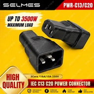 IEC C19 C14 Power Adapter Power Connector For PDU UPS PC DESKTOP -SELMES