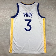 Hot Press Basketball Jersey Warriors No. 3 Paul Basketball Jersey Basketball Jersey 6RFZ