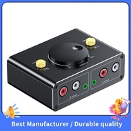 【NEW】3.5mm to  Audio Switcher Bidrectional Switcher 1 in 2 Out or 2 in 1 Out Dual  to 3.5mm Splitter