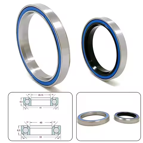 2pcs Bicycle Headset Bearings For Trek Madone Domane Emonda 30.15x40x6.5/ 40x51x6.5mm MTB Road Bike 