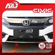 Honda Civic 10th FC FK TBA TEA Front Bumper Lower Chrome Garnish Lower Bumper Molding Cover Trim For Civic 2016-2021 ARL Motorsport Car Accessories