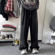 ํYOLO กางเกงขายาวOVER SIZA กางเกงขายาวโอเวอร์ไซส์ แนวสตรีท 1963