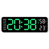 （สปอตกรุงเทพ）นาฬิกาดิจิตอลติดผนัง นาฬิกาดิจิตอล นาฬิกาแขวนผนัง LED DIGITAL CLOCK แบบติดผนัง มีไฟแบ็ค