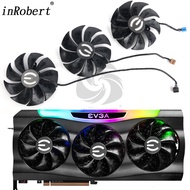 New 87MM PLD09220S12H DC12V 0.55A 4Pin Graphics Card Fans Replacement For EVGA GeForce RTX 3070 3080 TI 3090 FTW3 Cooler
