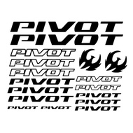 pivot bike frame design set stickers
