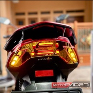 Garnish Stoplamp PCX 160 Garnish lampu belakang PCX 160 Akrilic
