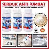 Bubuk AMPUH anti sumbat/mampet saluran air pipa toilet wastafel