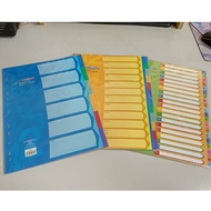 CAMPAP A4 PP PLASTIC 11 HOLE INDEX DIVIDER CM9701 / CM9703 / CM9715 (3 TYPE CAN CHOOSE)