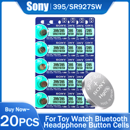 10-50PCS Sony 395 399 AG7 SR927SW SR927W SR927 LR927 LR927W 1.55V Coin Cell Button Oxide Silver For 